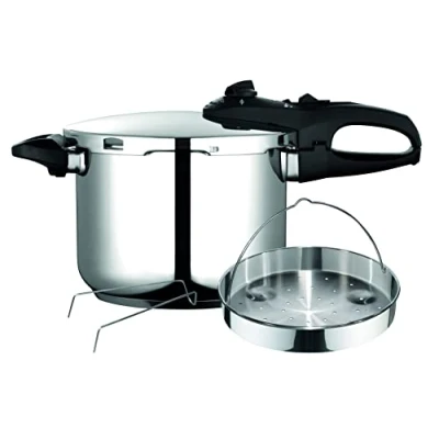 Immagine di Fagor Duo Pentola a Pressione 6 Litri, Induzione, Express Super Rapida, Acciaio Inox. 18/10, tutti i tipi Cucine, Fondo Thermos Diffusore, 2 Livelli di Pressione, 5 Sistemi Sicurezza, Include