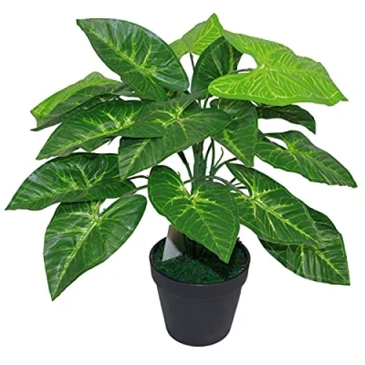 Immagine di Leaf Design UK pianta artificiale realistica con vaso, di ficus, 35 cm