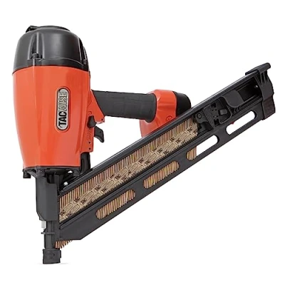 Immagine di Tacwise KDH90V Chiodatrice Pneumatica Angolata per Chiodi in Stecca, Utilizza a Nastro Fascicolati Carta, 50 90 mm, Inclinati 34