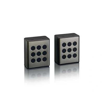 Immagine di Lenco BTP 200BK Stereo portable speaker 5W Grey Speakers (2.0 channels, 5 W, Wired &amp; Wireless, Micro USB, speaker, Grey)