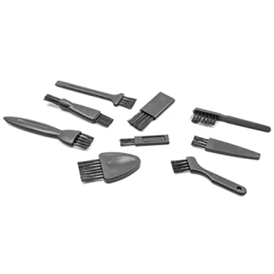 Immagine di vhbw 9x spazzola di pulizia per rasoi elettrici, tagliabarba e tagliacapelli, regolabarba ad es. compatibile con Braun, Philips, AEG ecc.