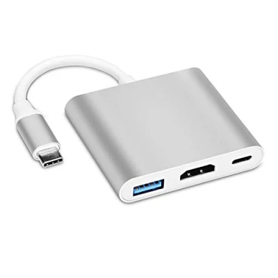 Immagine di COVVY adattatore USB C a HDMI convertitore porta di ricarica Hub compatibile con Chromebook/Samsung Galaxy S8/S9, MacBook Air, iPad Pro 2020, Dell XPS 13/15 e altri