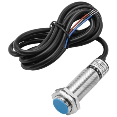Immagine di Heschen M18 Interruttore sensore di prossimità capacitivo, Tipo schermato, LJC18A3 5 Z/AY, Rivelatore 1 5mm, 10 30VDC 200mA, PNP Normalmente Chiuso (NC), 3 fili