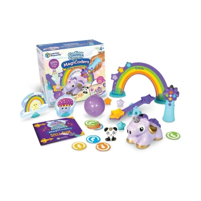 Immagine di Learning Resources Coding Critters MagiCoders, Skye l’unicorno ; giocattoli di programmazione per bambini, gioco STEM dai 4 anni in su, regali bambini 3 5 anni, e bambine