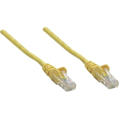 Immagine di Intellinet 730808 RJ45 cavo di rete, patch CAT 6 U/UTP 0.25 m Giallo 1 pz.
