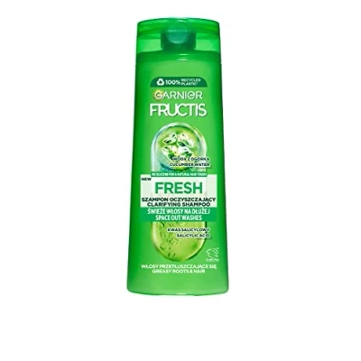 Immagine di Garnier, Shampoo, Nuovo Shampoo Fructis Fresh per capelli rapidamente grassi 400Ml (400 ml, liquido)