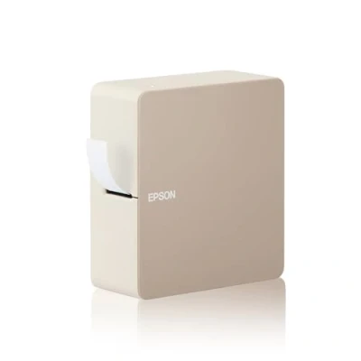 Immagine di Epson LabelWorks LW C610 Stampante per etichette, Etichettatrice Tecnologia Trasferimento termico, Velocità stampa 12 mm/sec, Larghezza Nastro da 4 a 24 mm 360 DPI, Collegamento PC con Bluetooth,crema