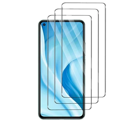 Immagine di Widrt 3 Pezzi, Vetro Temperato per Xiaomi 11 Lite 5G, Pellicola Prottetiva Anti Graffio, Impronte, Senza Bolle, Durezza 9H, Ultra Trasparente, Resistente, proteggi schermo