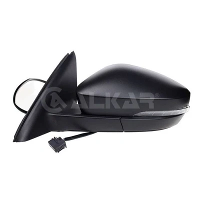 Immagine di Specchio retrovisore esterno Alkar 6125561 Sx elettrico termico, convesso per veicolo con guida a SKODA: Octavia 3 Schrägheck