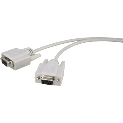 Immagine di Cavo Null Modem [1x Presa SUB D a 9 poli 1x poli] 1.80 m Grigio Renkforce