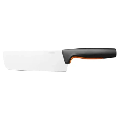 Immagine di Fiskars Coltello per verdure Nakiri, Functional Form, Lunghezza totale: 28 cm, Acciaio inox giapponese/Plastica, 1057537