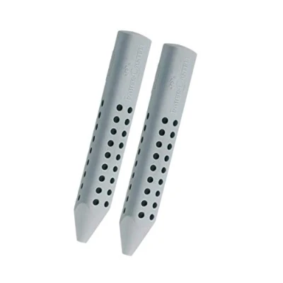 Immagine di Faber Castell Grip 2001 Gomma triangolare per cancellare, 2 pezzi, colore: Grigio