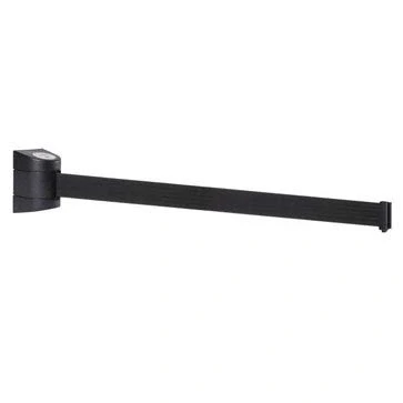 Immagine di Flexibarrier Nastro di bloccaggio retrattile da 10 m, con alloggiamento a parete in plastica ABS, funzione blocco automatico