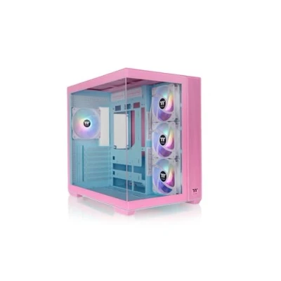 Immagine di Thermaltake View 380 TG ARGB Bubble Pink Midi Tower PC Case da gioco Rosa, Blu