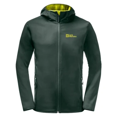 Immagine di Jack Wolfskin Bornberg Giacca softshell Black olive firefly, Uomo, Taglia: Small, firefly