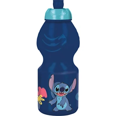 Immagine di ALMACENESADAN, 2063; Bottiglia di plastica riutilizzabile Stitch, senza BPA, e capacità 400 ml