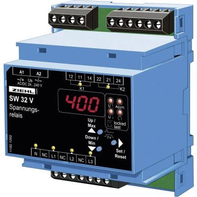 Immagine di Ziehl SW32V Relè di monitoraggio della tensione Numero uscite relè: 2