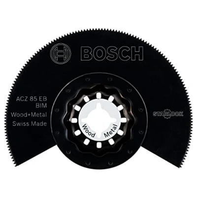 Immagine di Bimetallico Lama da taglio segmentata 85 mm Bosch Accessories ACZ EB Adatto per marchio (utensile multifunzione) Fein, Makita, Bosch, Milwaukee, Metabo 1 pz.