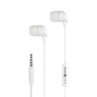 Immagine di Music Sound Auricolari Fullcolor in ear con filo e microfono Jack 3.5 mm Colore Bianco