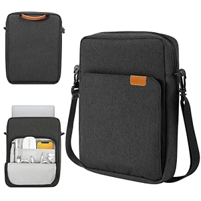 Immagine di TiMOVO 9 11&quot; Borsa per Tablet iPad 10a Gen. 10.9&quot;, 9a/8a/7a 10.2&quot;, Air 11/Air 5a/4a Galaxy Tab A9+/A9 Plus 11&quot;, Nero&amp;Grigio