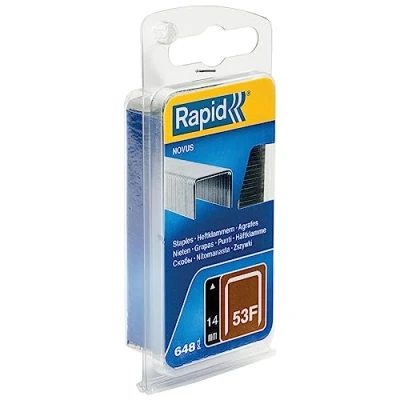 Immagine di Rapid 5000558 No. 53F Graffe a Filo fine 14 mm, Acciaio