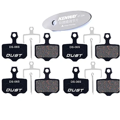 Immagine di CYCEARTH 4 Pairs Pastiglie dei Freni A Disco della Bici Bicicletta per SRAM Avid Elixir E1 E3 E5 E7 E9 CR XO XX DB1 DB3 DB5 Nutt Olio Freno (Semi Metallic)