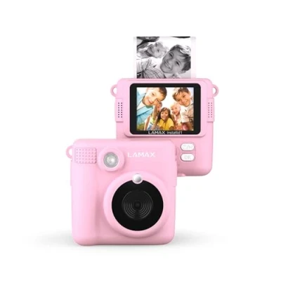 Immagine di Lamax InstaKid1 Fotocamera istantanea Rosa Batteria integrata, con flash integrato, Video Full HD, A prova di spruzzi