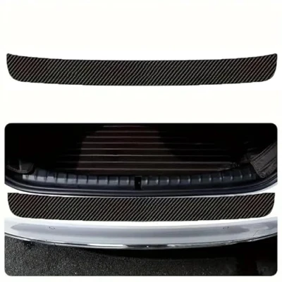 Immagine di Protezione Paraurti Posteriore Auto per Ford Transit/Tourneo Custom 2023 2024 2025, Protettore Del Bagagliaio Striscia Battitacco Scratch Guard