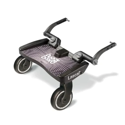 Immagine di Lascal BuggyBoard Maxi, Pedana passeggino universale compatibile con quasi tutti i modelli di passeggini, buggy board per bambini 2 6 anni (22 kg), nero