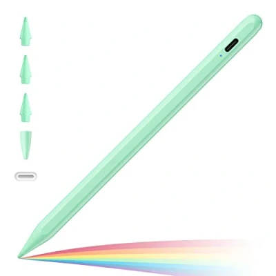 Immagine di Penna per iPad 2024 2018,Cisteen con Sensibile all&#039;inclinazione &amp; Rigetto del palmo Pencl Apple Pro 11/13 M4,iPad Air M2,iPad 10/9/8/7/6,iPad 11/12.9&quot;, 5/4/3, Mini 6/5