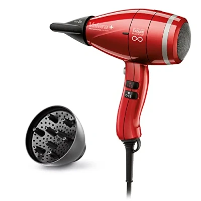 Immagine di Valera, Swiss Nano4ever eQ, Asciugacapelli Professionale Compatto, Leggero, Silenzioso, Motore Digitale, Diagnosi Intelligente del Flusso d&#039;Aria, Temperatura Regolabile, Ionizzatore, 2200W, Made