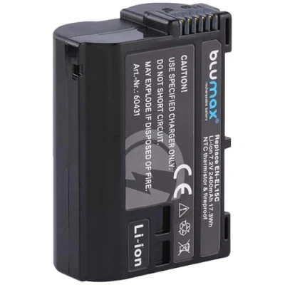 Immagine di Blumax Batteria EN EL15c 2400mAh compatibile con Nikon Z8 Z7 Z7II Z6 Z6II Z5