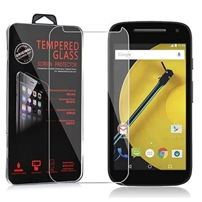 Immagine di Cadorabo 3x Pellicola di armatura compatibile con Motorola MOTO E2 in ELEVATA TRASPARENZA Vetro temperato (Tempered) protezione del display durezza 9H 3D Touch