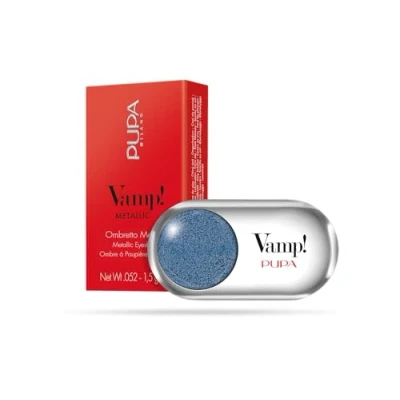 Immagine di Pupa Ombretto Vamp! Metallic 307 Denim Blue Colore puro, alta Pigmentazione, Multi Effetto (disponibile in 54 Varianti e 7 diversi Finish)