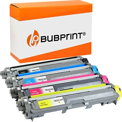 Immagine di Bubprint 4 Cartucce Toner compatibili per Brother TN 241 245 DCP 9015CDW 9020CDW HL 3140CW 3150CDW 3170CDW MFC 9130CW 9140CDN 9330CDW 9340CDW