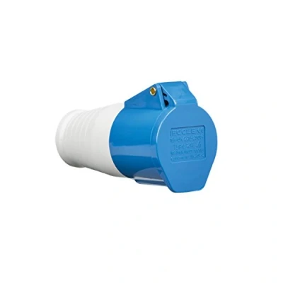 Immagine di Knightsbridge IN0023 IP44 Connettore 2P+E, Blu, 240V 32A
