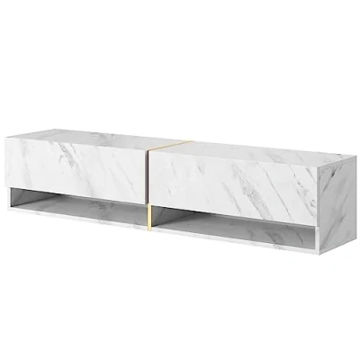 Immagine di Selsey Mirrgo Mobile TV, Legno ingegnerizzato, Bianco, 140