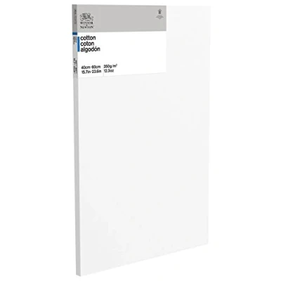Immagine di Winsor &amp; Newton Telaio Classic 3 Moduli innescato 350 G/M², Barra Spessore 19 mm, Cotone, Bianco, 40 x 60 cm
