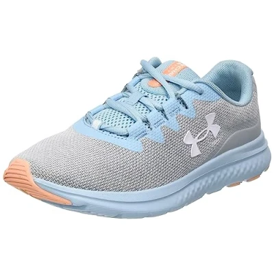 Immagine di Under Armour Ua W Charged Impulse 3 Knit, Scarpa da corsa Donna, Mod Gray Blizzard White, 44.5 EU