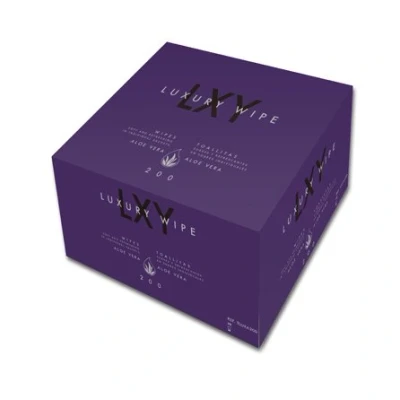 Immagine di HygieneShopping.Com Salvietta in Aloe Vera tessuto Luxury Wipe (Scatola 200 salviette)