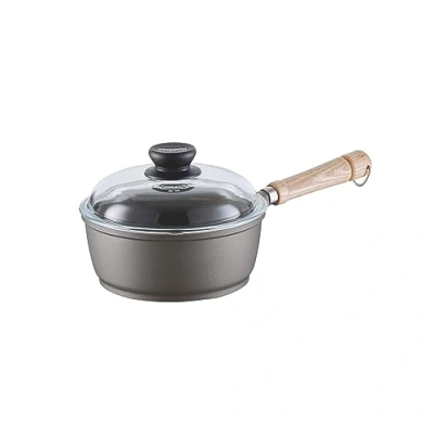 Immagine di Berndes Bonanza Induction Casseruola a Un Manico con Coperchio 18 cm, 1.7 Litri, Alluminio Pressofuso,