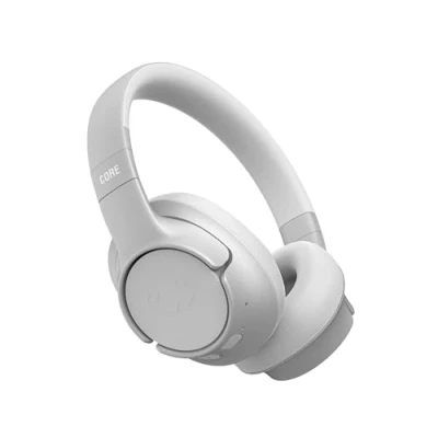 Immagine di Fresh &#039;n Rebel Clam Core Cuffie Bluetooth Over Ear con Microfono ENC (chiamate perfette), Controllo del volume e tasti play/pause, 45 ore di Riproduzione, Senza Fili (Bianco)