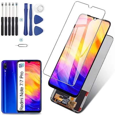 Immagine di RongZy Schermo LCD Display per Xiaomi Redmi Note 7/Note 7 PRO + Touch Screen Assemblea Sostituzione di Vetro Digitalizzatore con Strumenti(Nero)