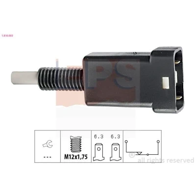 Immagine di EPS 1.810.003 Interruttore luce freno meccanico M12x1,75 Made in Italy OE Equivalent