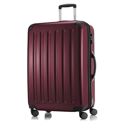 Immagine di HAUPTSTADTKOFFER ALEX Valigia rigida, Trolley espandibile, Bagaglio con 4 ruote doppie, TSA, 75 cm, 119 litri, Borgogna