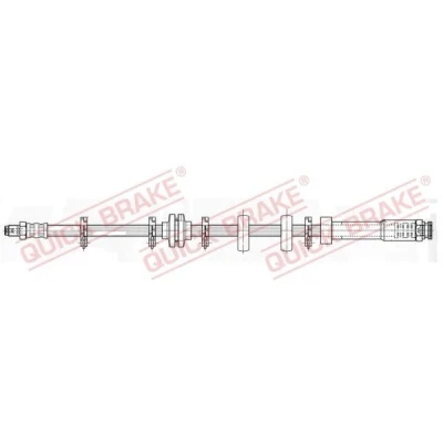 Immagine di QUICK BRAKE 32.966 Tubi Freno 373mm M10x1 con filettatura interna, esterna FIAT: Punto I Hatchback, Cabrio, LANCIA: Y