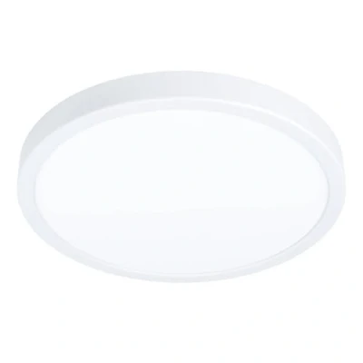Immagine di Eglo connect.z Smart Home Led lampada da soffitto per bagno Fueva Z in alluminio bianco, Ø 28,5 cm, ZigBee, app e controllo vocale, colore della luce regolabile, dimmerabile, IP44