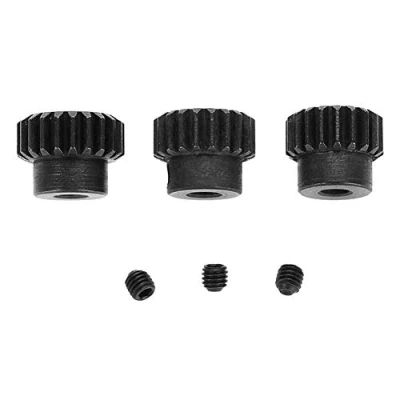 Immagine di VGEBY Set di Pignoni, Ingranaggi Motore Auto RC Indurimento 3.175mm 13 15T 16 18T 19 21T 23T Acciaio Cromato 48DP 1/10(19T 20T 21T) Accessorio Modello