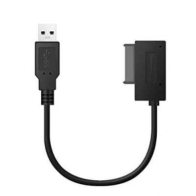 Immagine di Xingdianfu 1 cavo USB 3.0 fino a 7 + 6 13 Pin Slimline SATA adattatore per computer portatile CD DVD Roma unità ottica