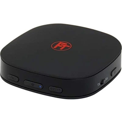 Immagine di FeinTech ABT00101 Trasmettitore Ricevitore Audio Bluetooth 5.0 aptX HD Low Latency Toslink SPDIF Batteria ricaricabile USB nero